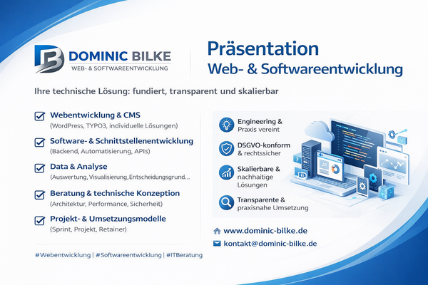 Bilke Web- und Softwareentwicklung