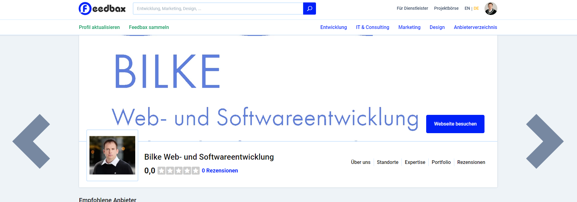 Feedbax profile