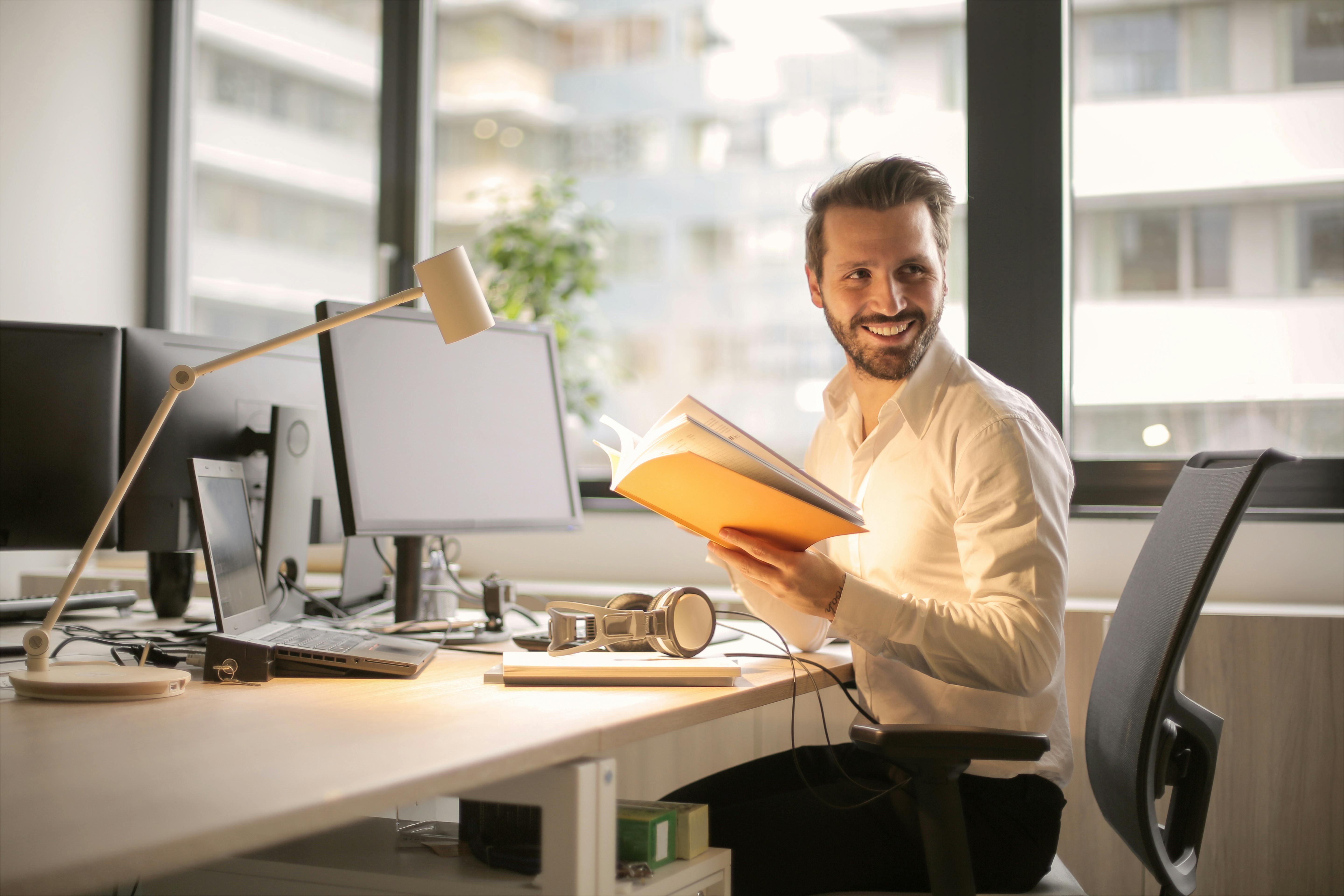 Arbeitsplatz eines Freelancers