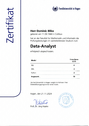Data Analyst certificate FernUniversität Hagen